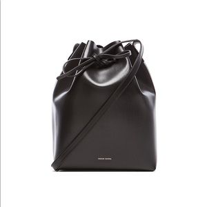Mansur Gavriel Bucket Bag Black/Black Large